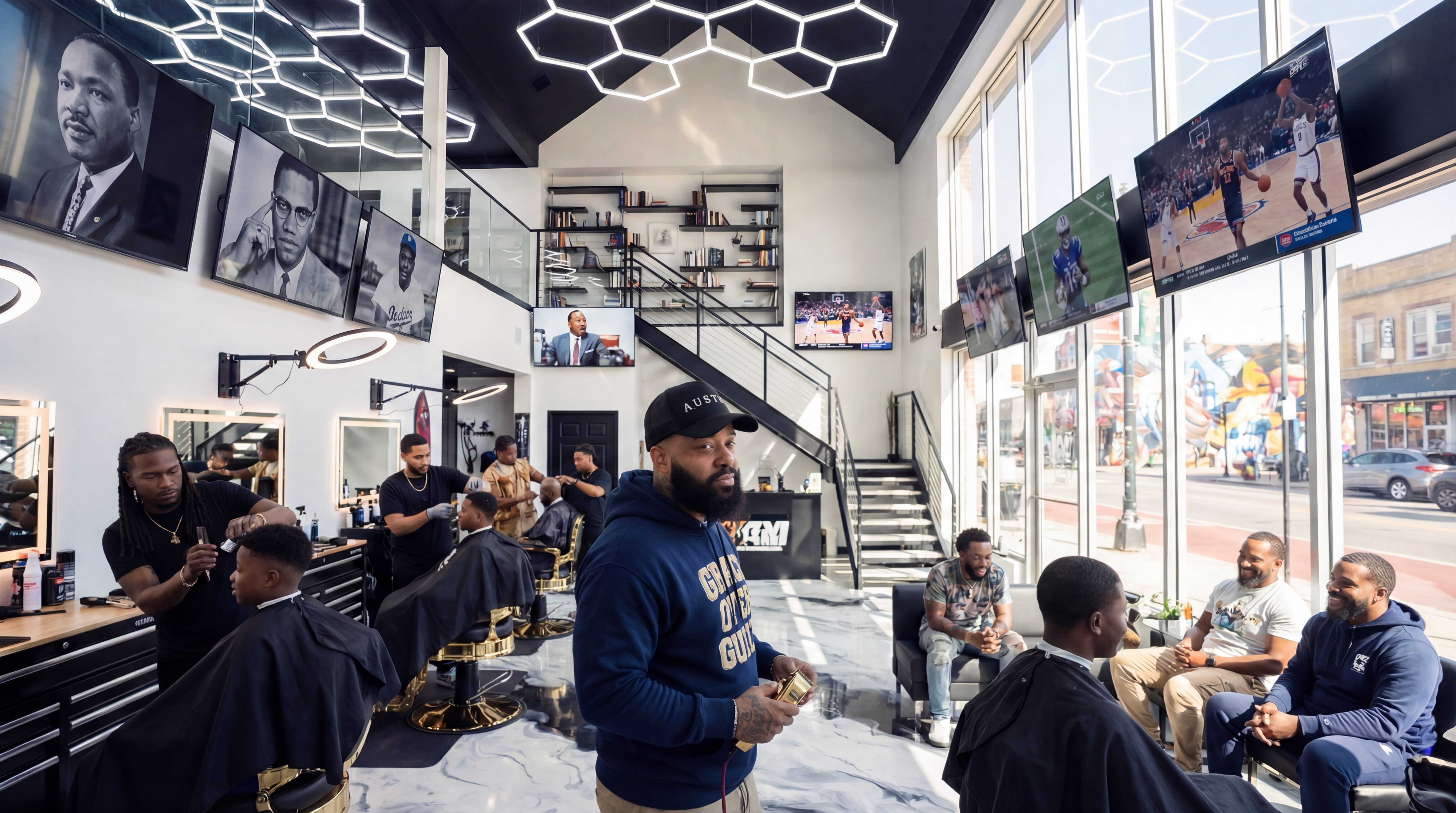 Barbershop atmosphere